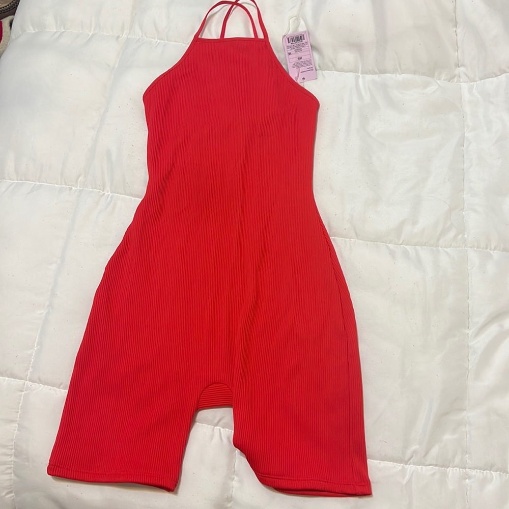 Red romper